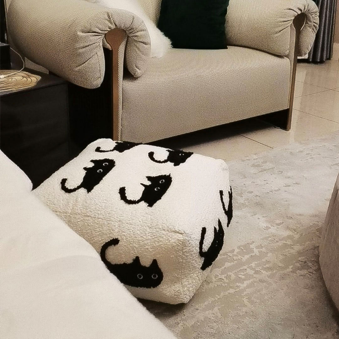 Animal Print Pouffe Cushion