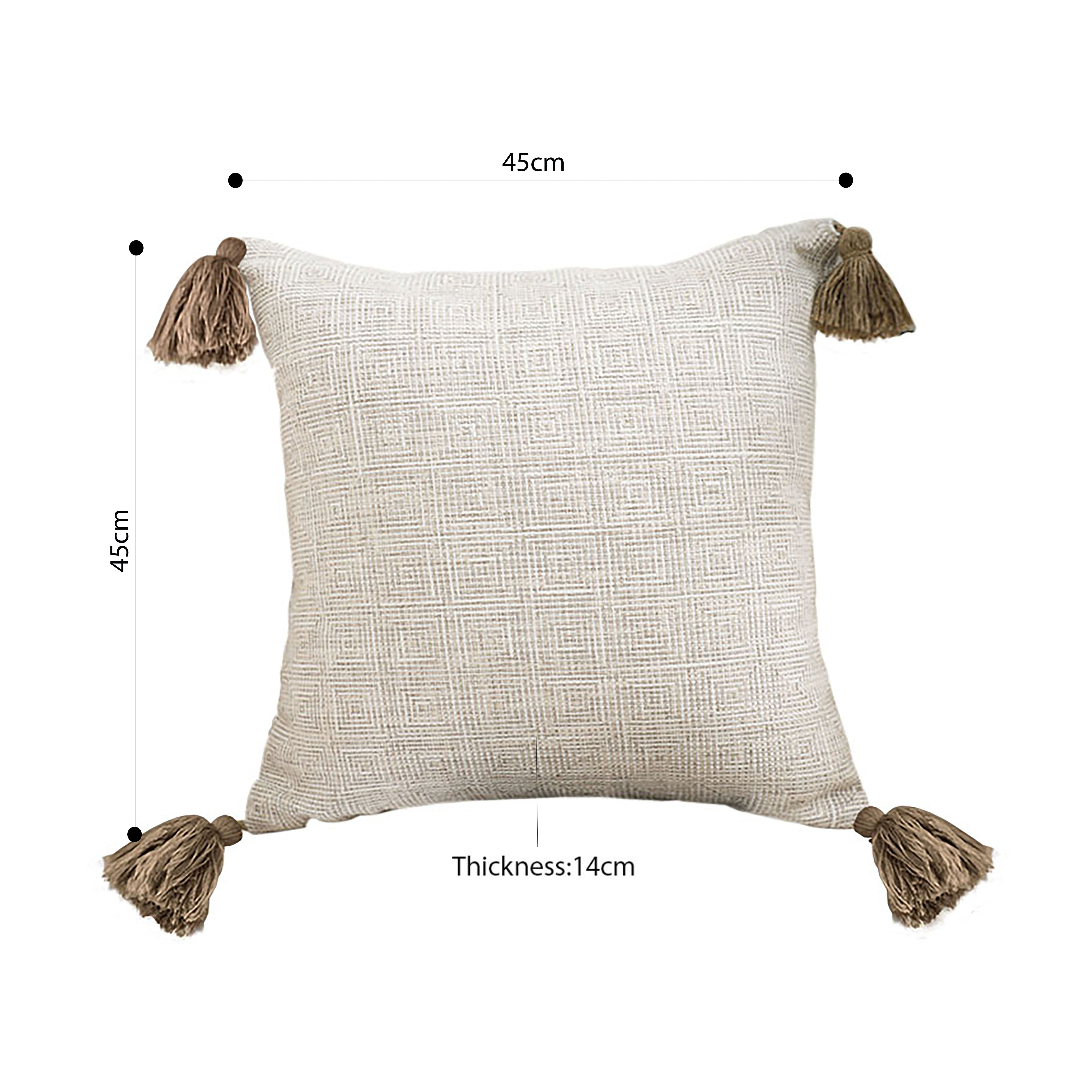 Rib Knit Throw Pillow