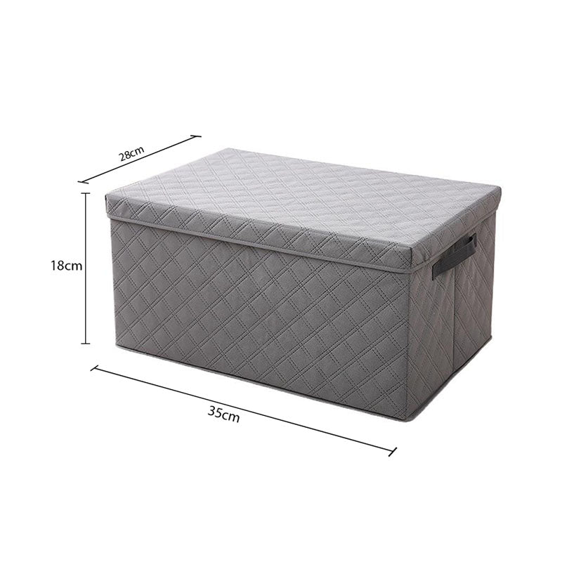 Diamond Grid Pattern Storage Box