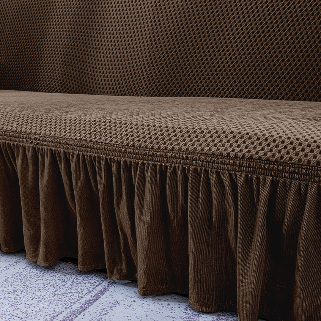 Ruffled Skirt Sofa Cover