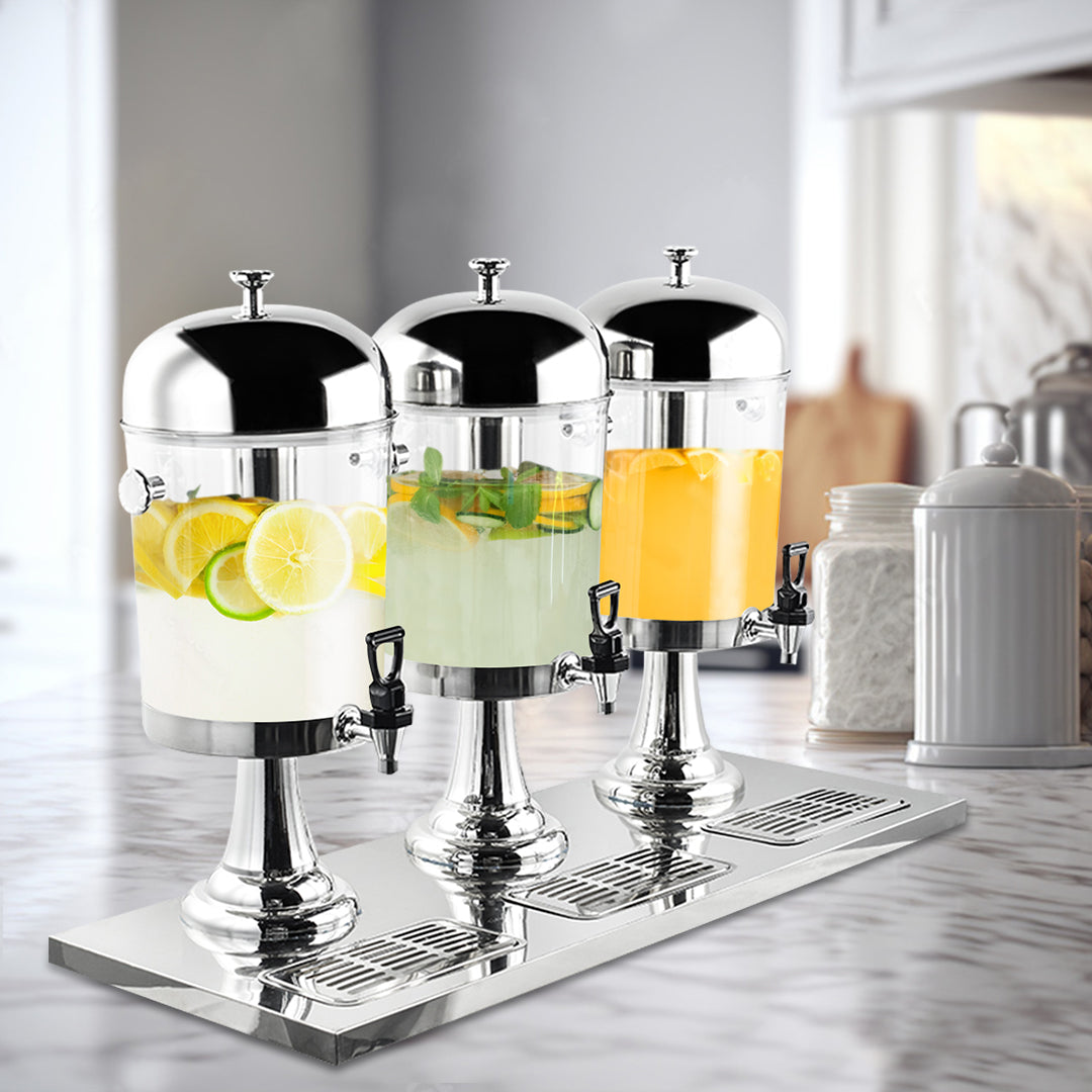 Triple Head Beverage Dispenser