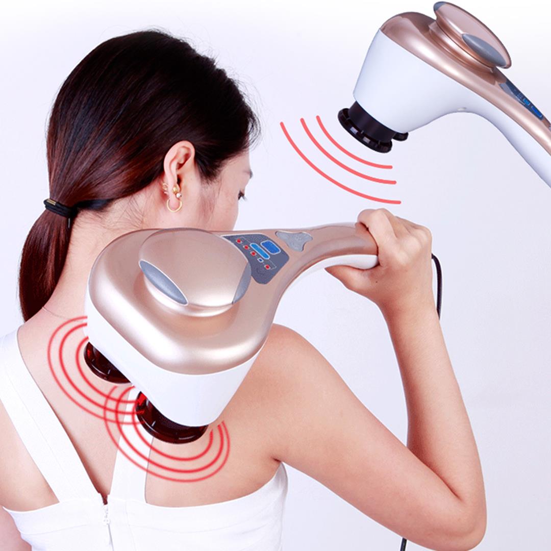 Portable Handheld Massager (4 Type of Heads)