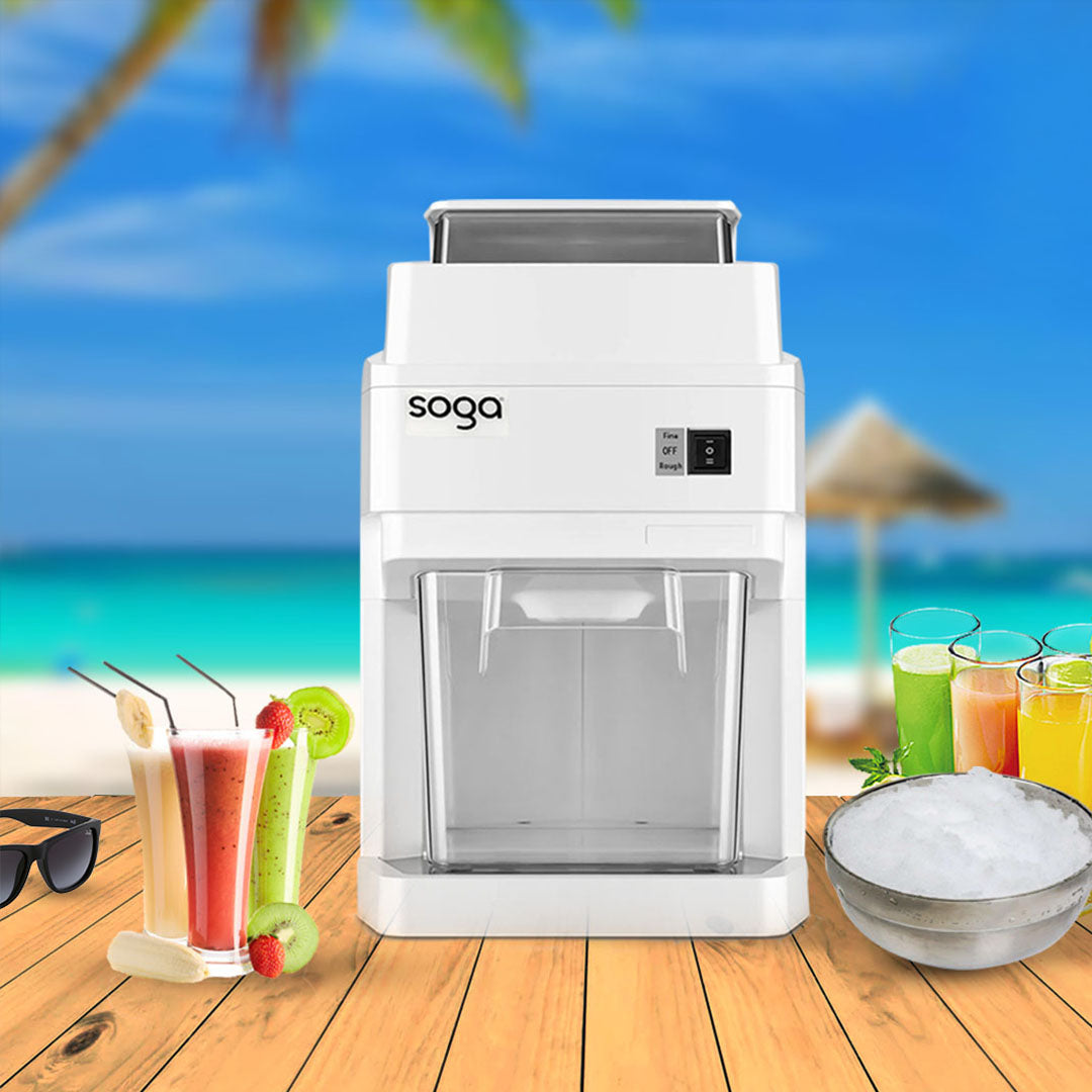 White Electric Ice Shaver