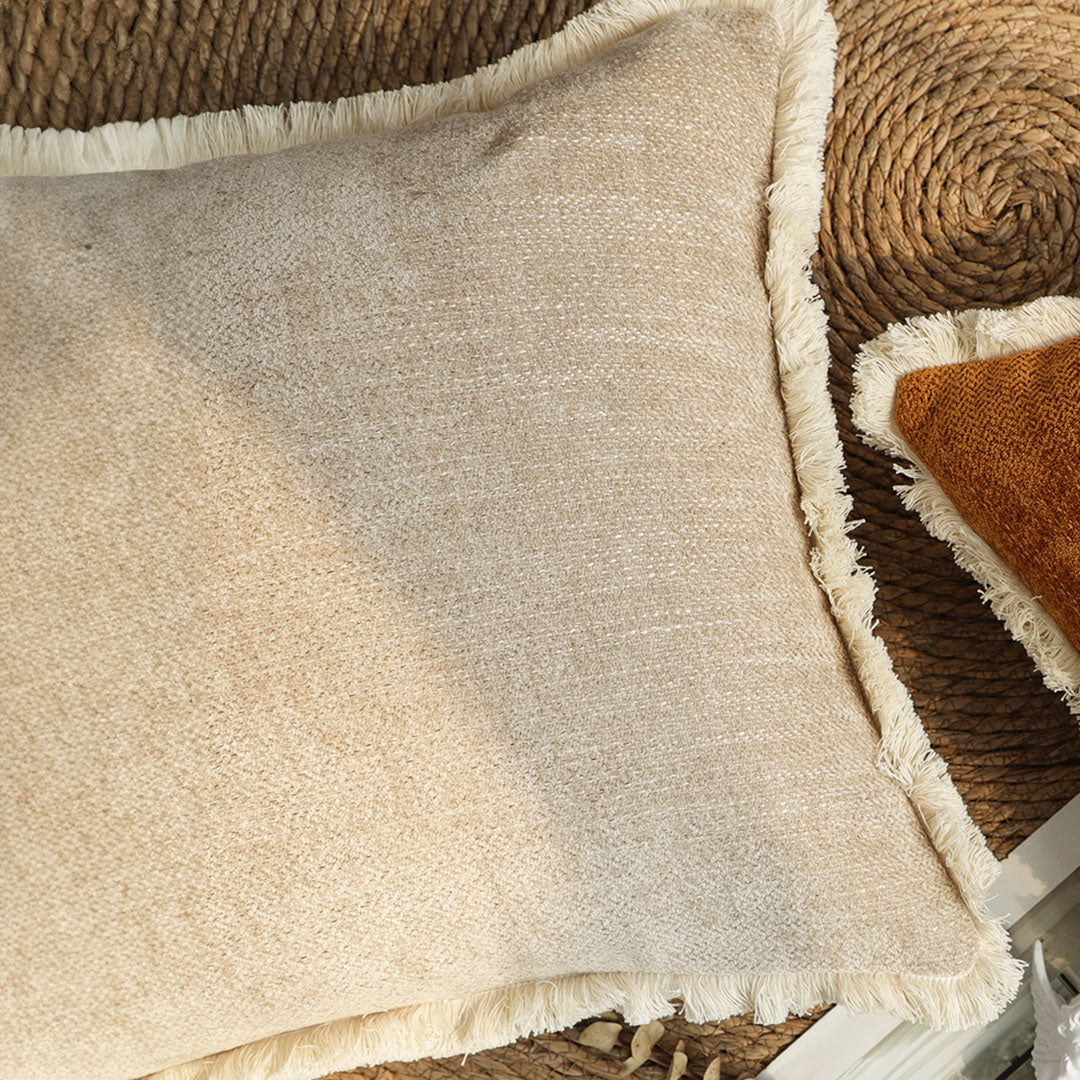 Chenille Texture Throw Pillow