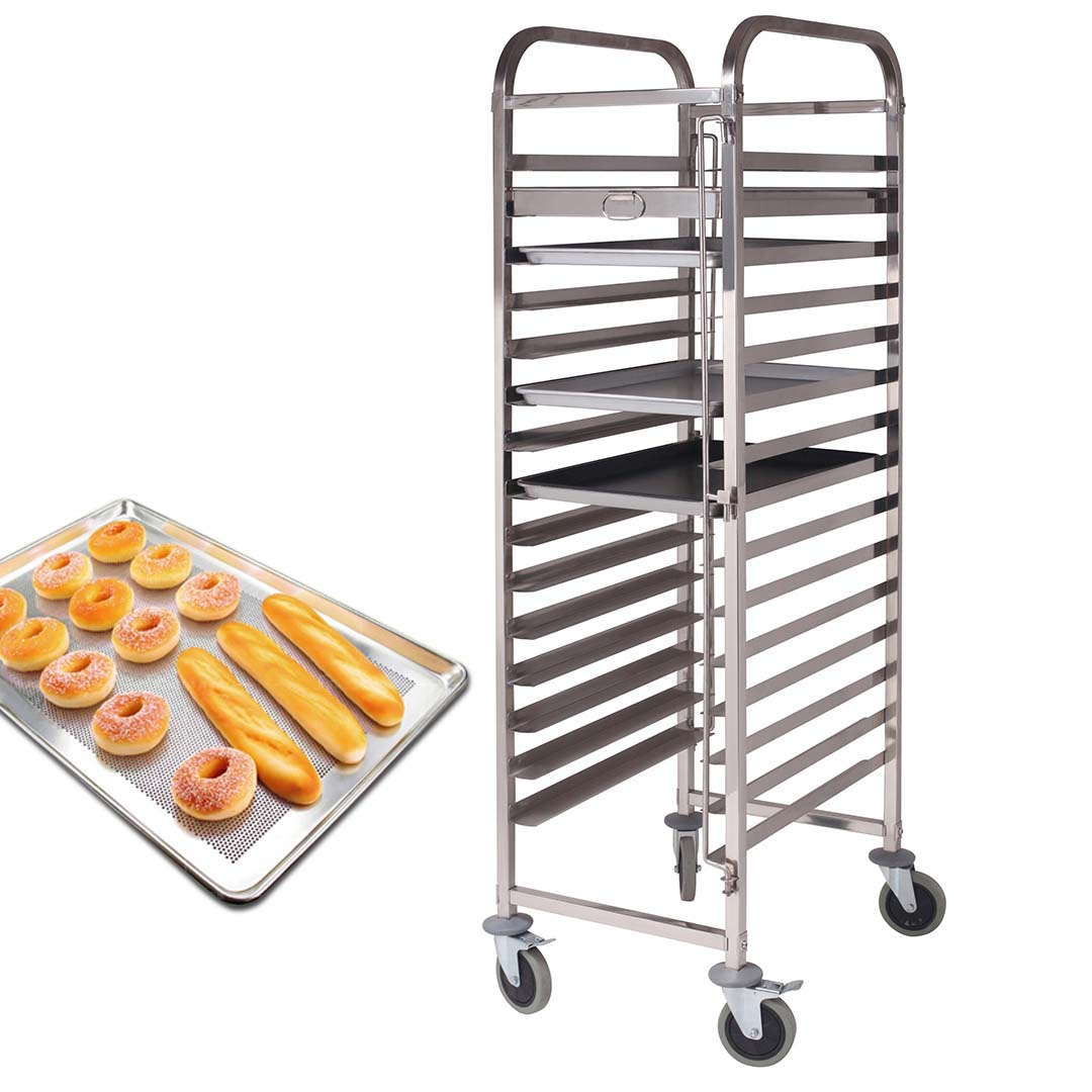 Gastronorm Racking Trolley (15 to 16 Tier)