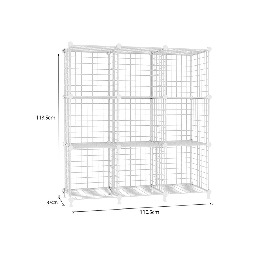 White Portable Column Storage Organiser