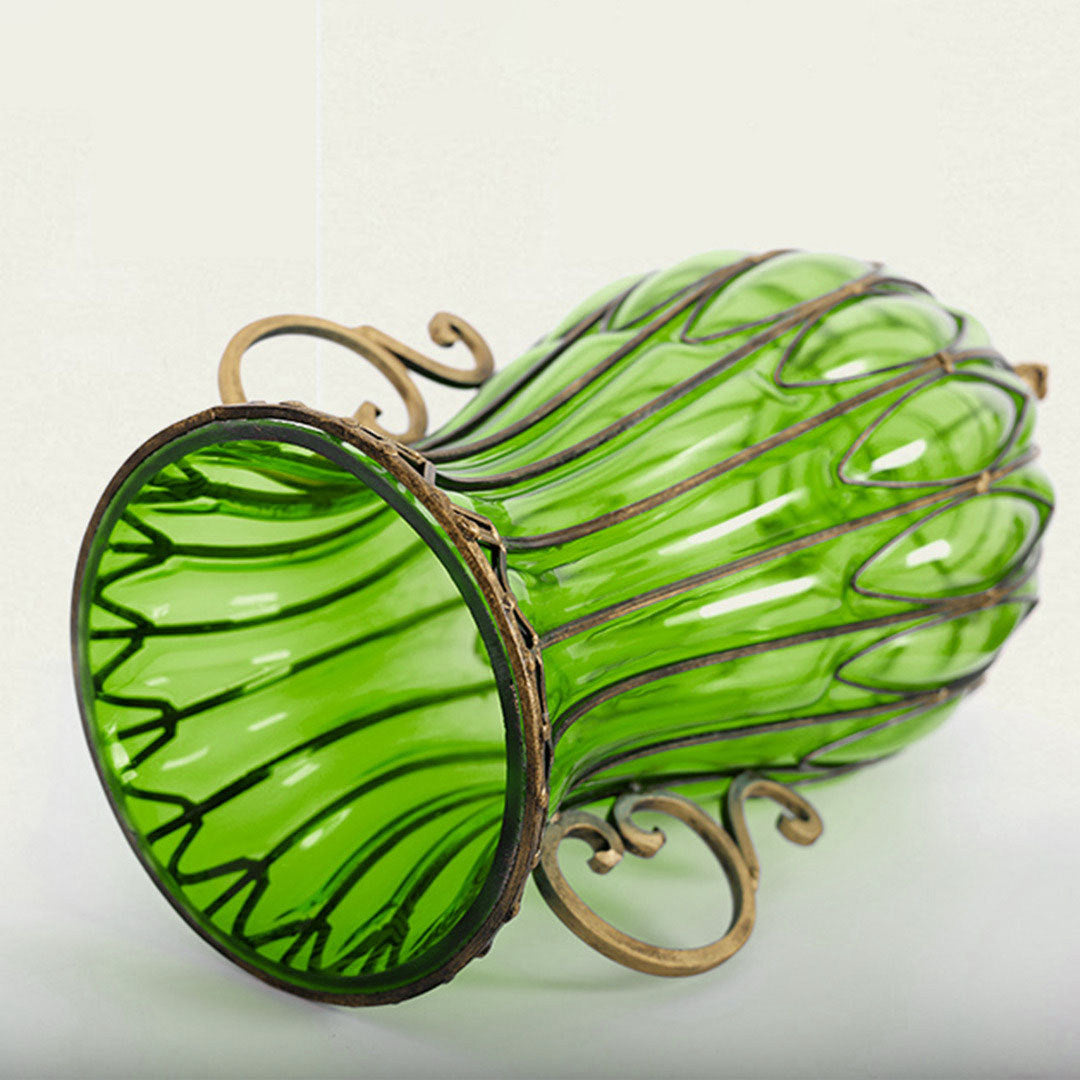 Vase WIth Artificial Flower Set