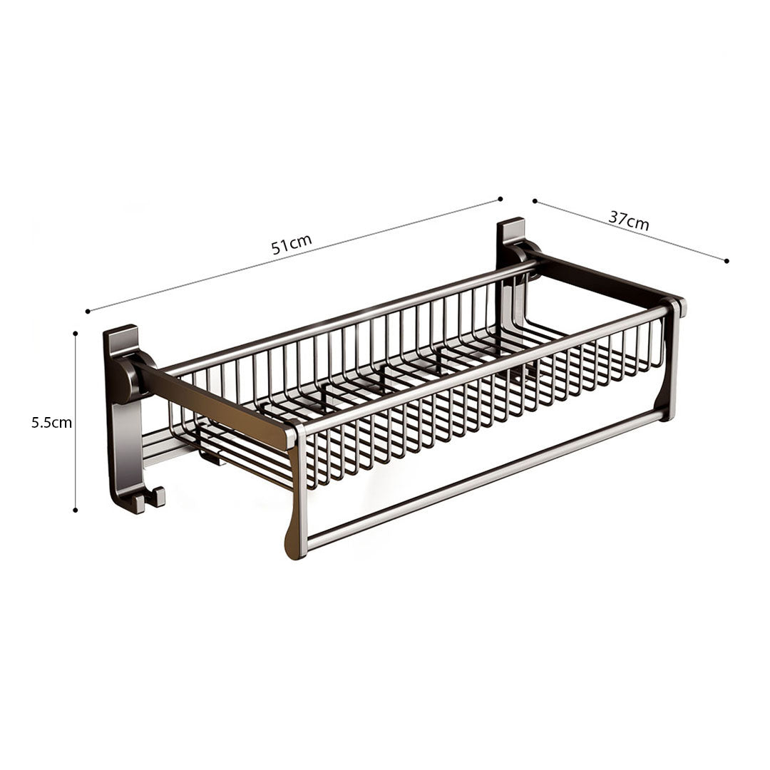 Wall-Mounted Towel Rack