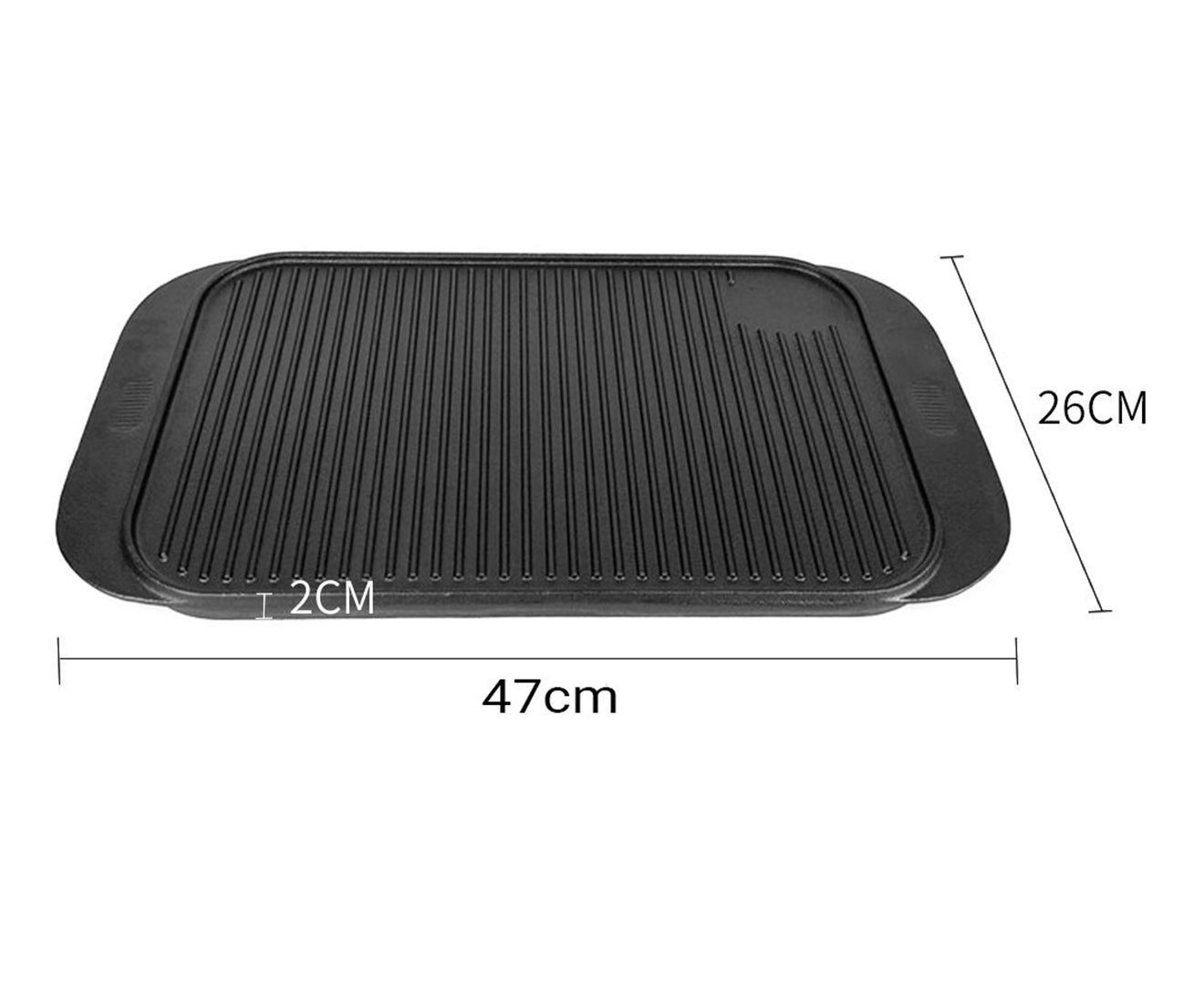 Ridged Griddle Hot Plate