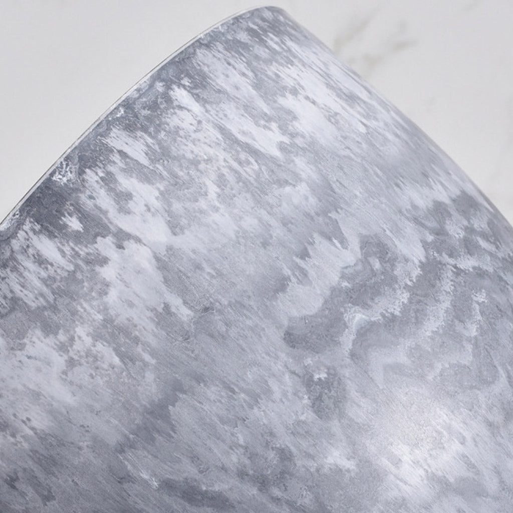 Cement Pattern Tapered Planter