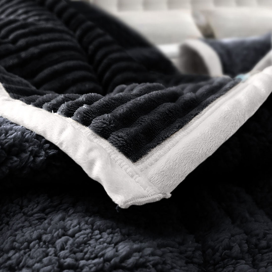 Reversible Thick Throw Blanket