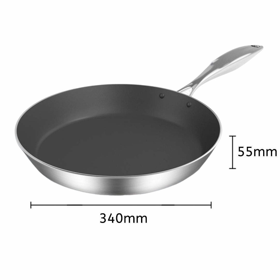 Stainless Steel Non-Stick Frying Pan