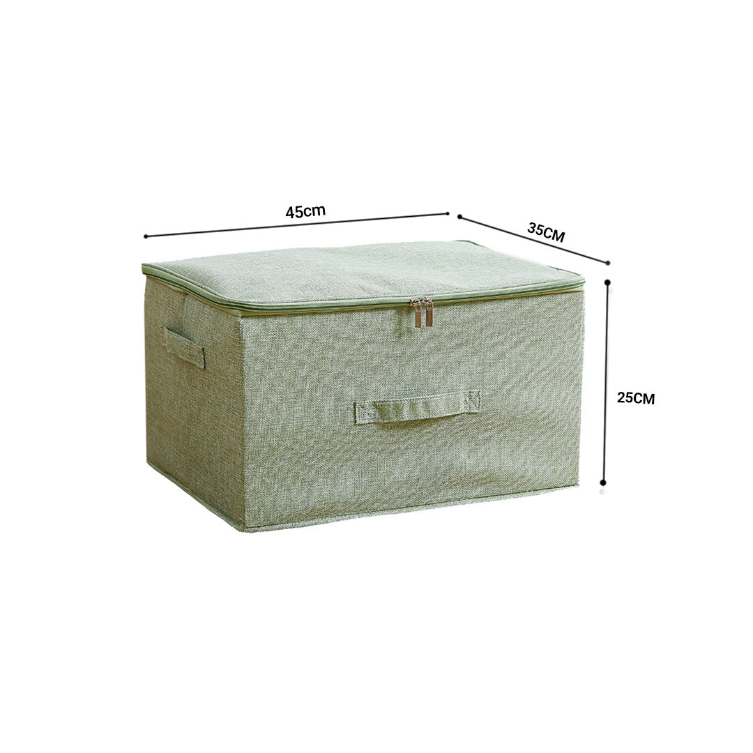 Portable Double Zipper Storage Box