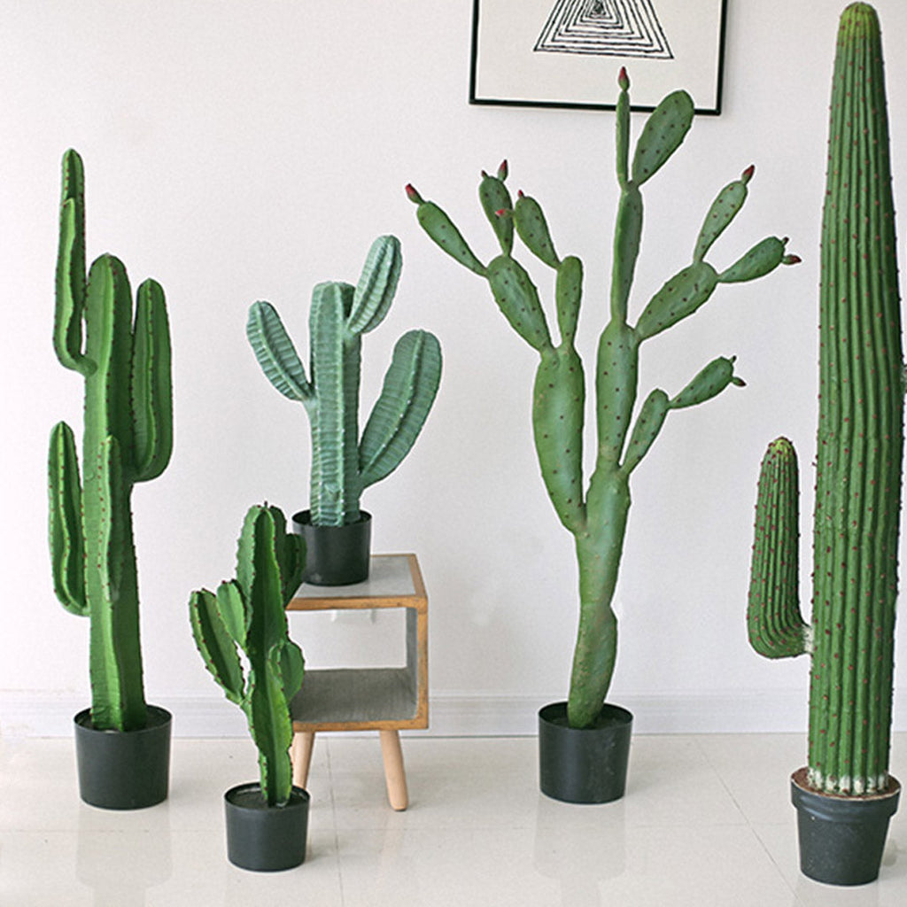 Potted Artificial Cactus Plant