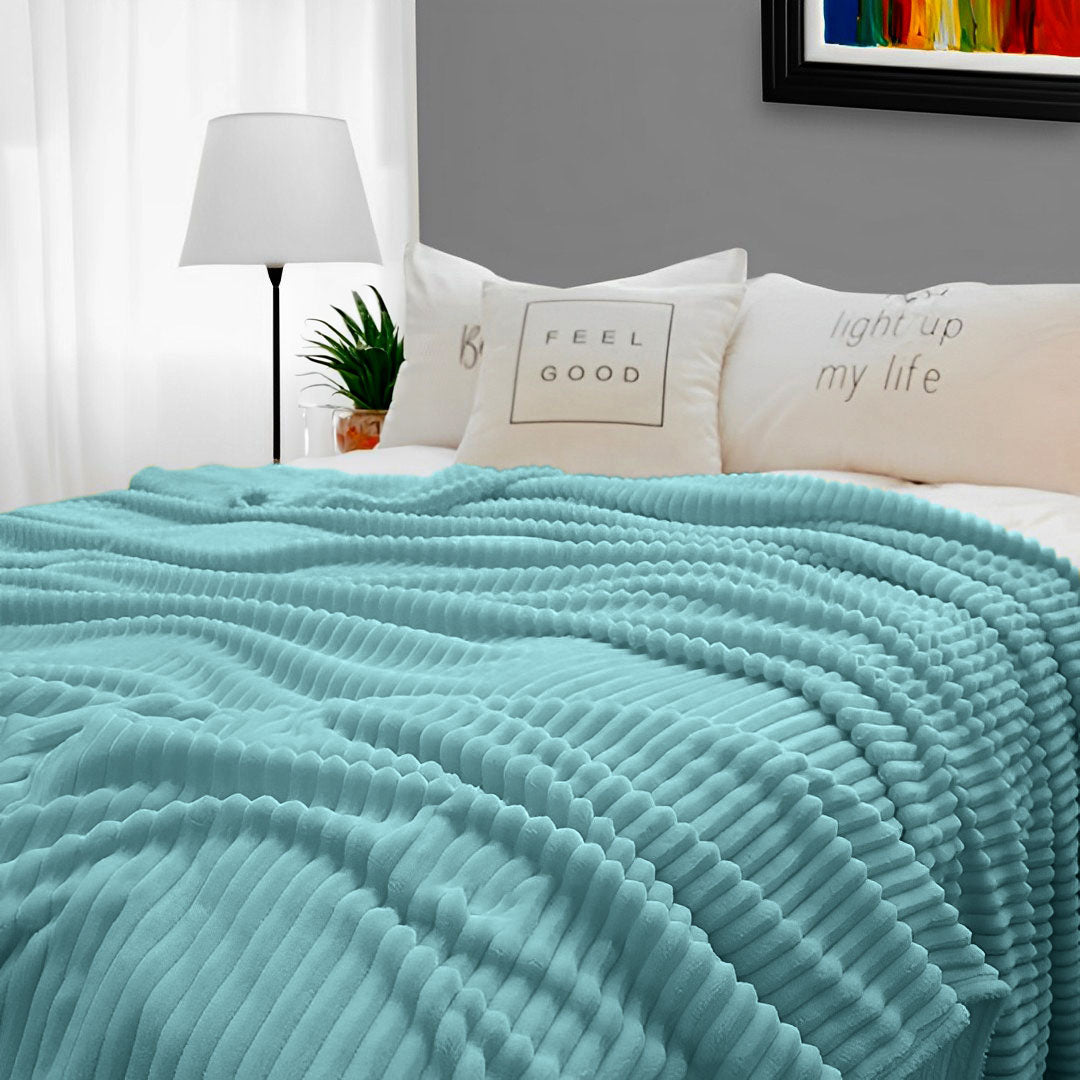 Striped Pattern Throw Blanket