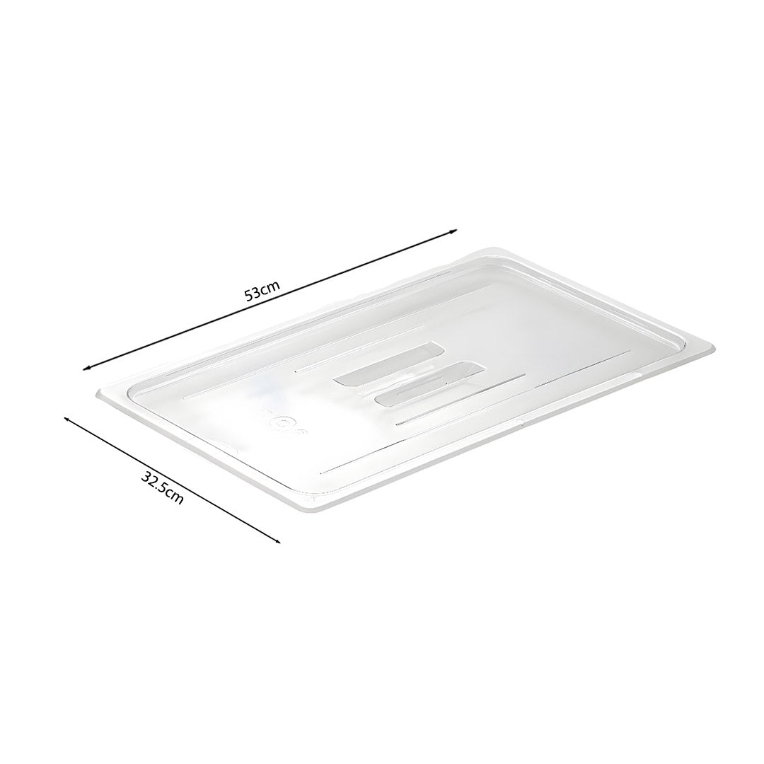 SOGA Clear Gastronorm 1/1 GN Lid Food Tray Top Cover Bundle of 4