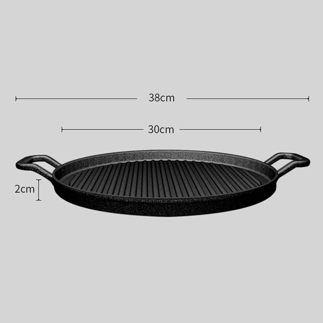 Ribbed Sizzle Pan