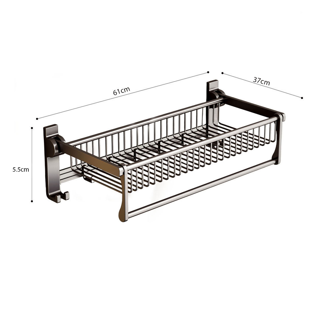 Wall-Mounted Towel Rack