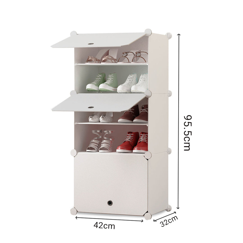 White Shoe Rack Organiser