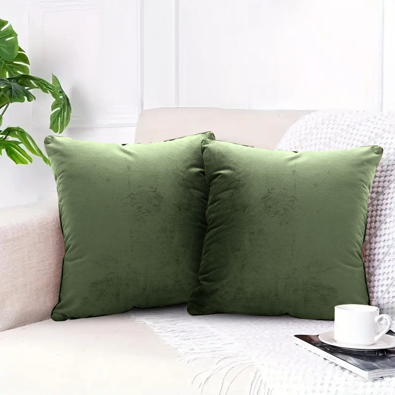 Green Foliage Pillow