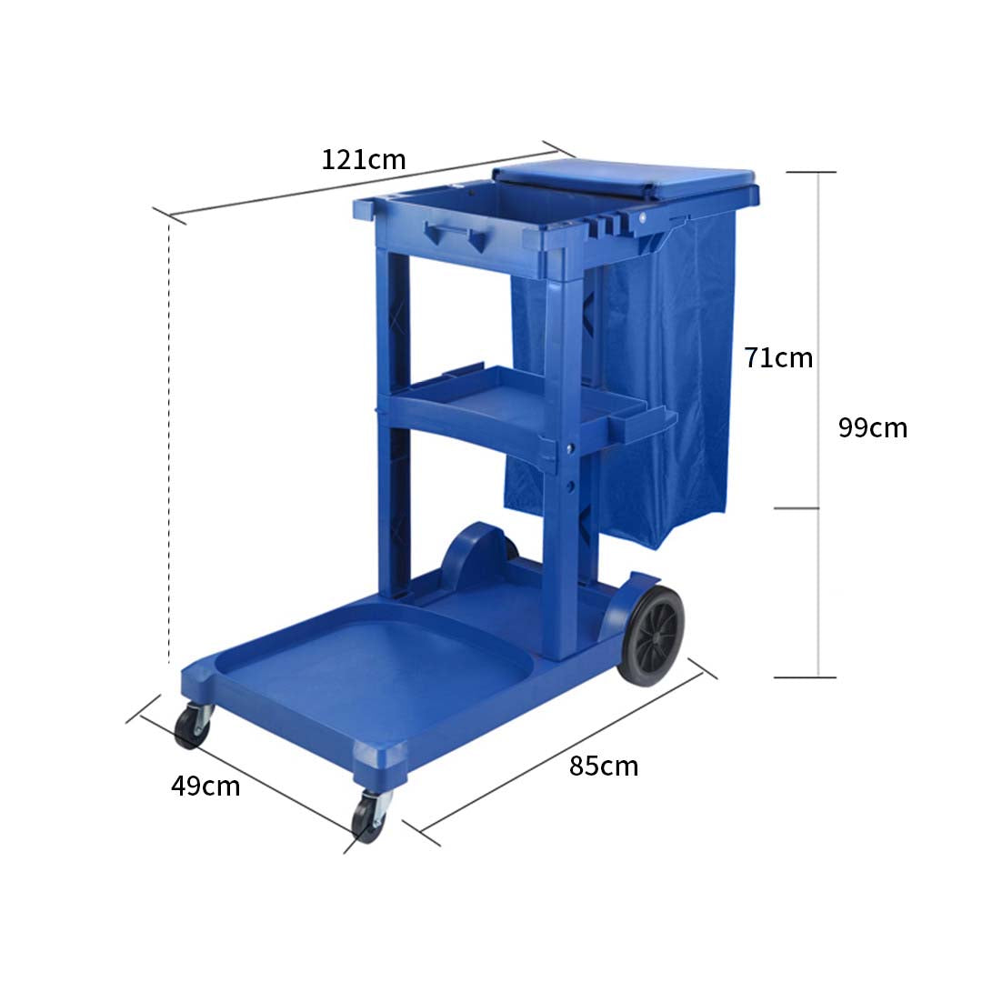 Cleaning Waste Cart Trolley