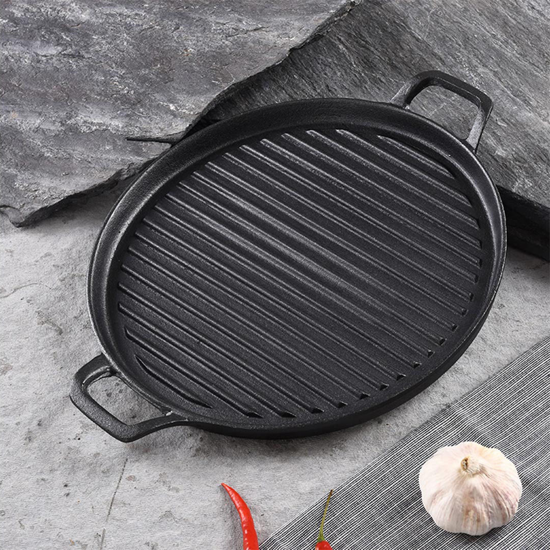 Ribbed Sizzle Pan