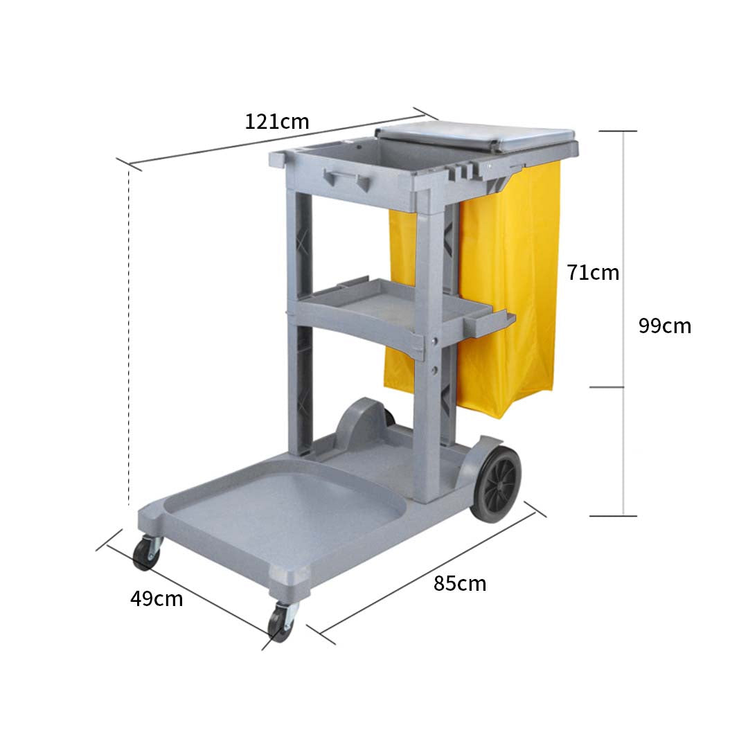 Cleaning Waste Cart Trolley