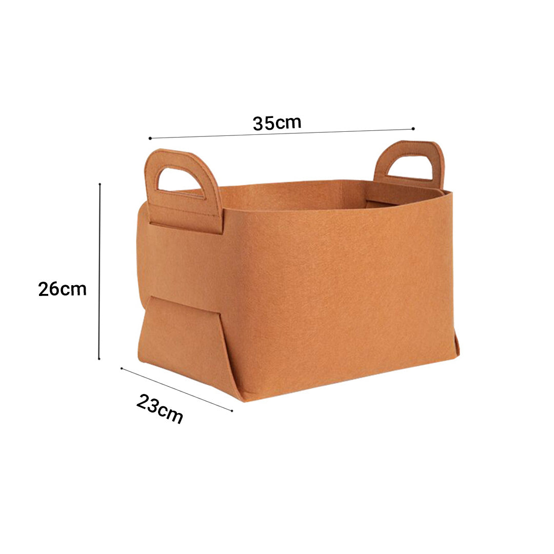 Felt Collapsible Bag With Handle
