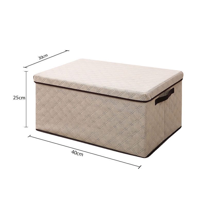 Diamond Grid Pattern Storage Box