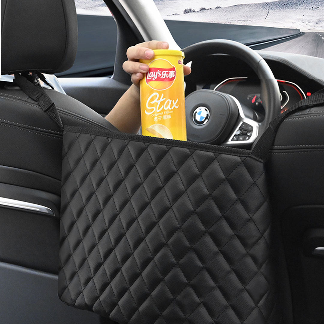 Leather Car Storage Bag