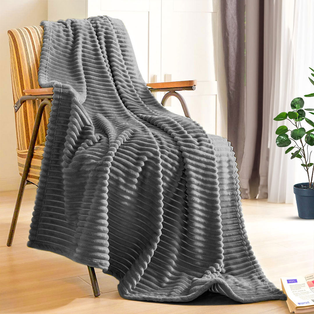 Striped Pattern Throw Blanket