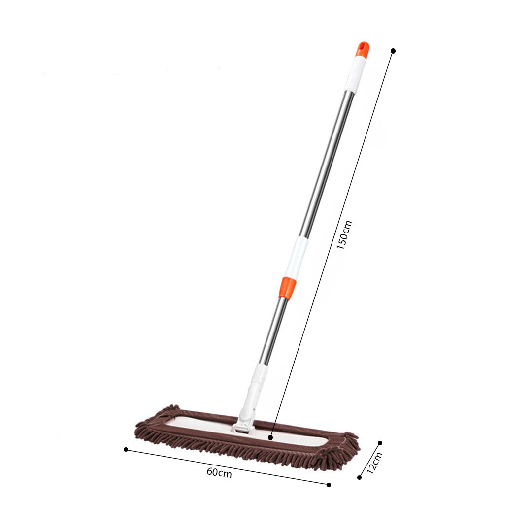 Coffee Microfiber Flat Mop (4 pcs)