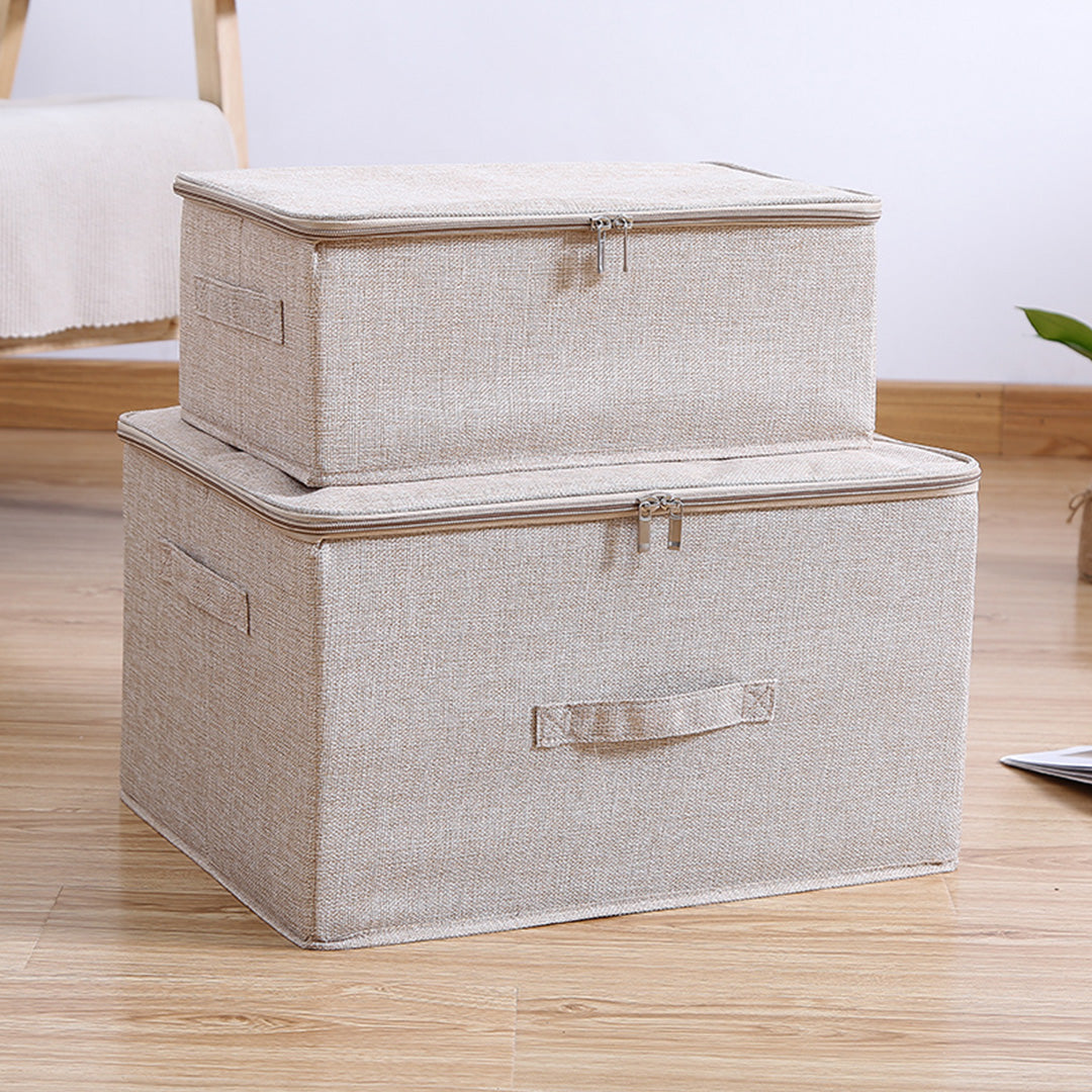 Zipper Box Portable Double Zipper Storage Box – Simple Mart Home Essentials