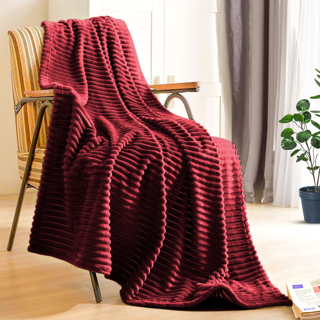 Striped Pattern Throw Blanket