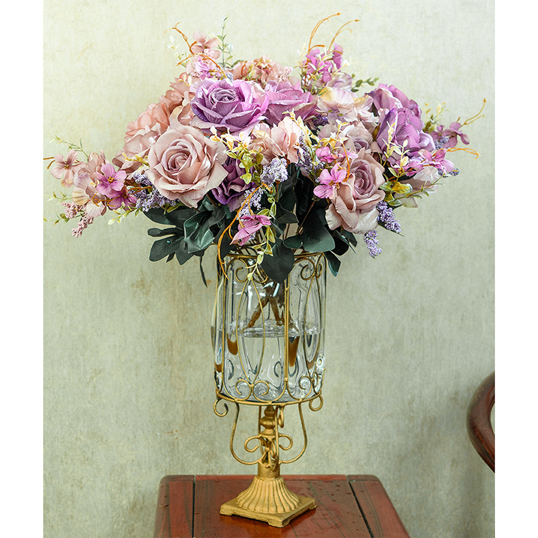 Clear Cylinder Flower Vase