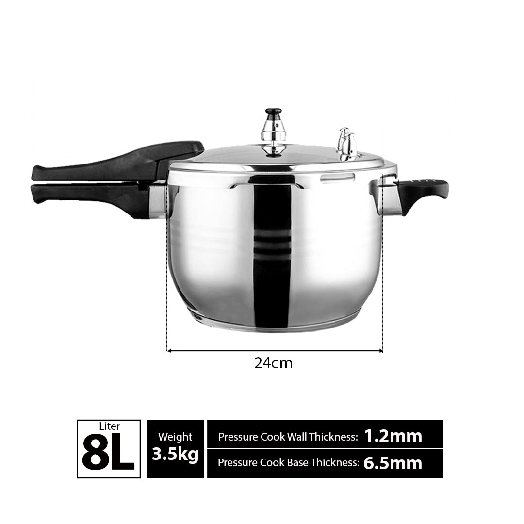 Commercial Grade Stainless Steel Pressure Cooker