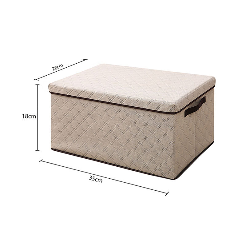 Diamond Grid Pattern Storage Box