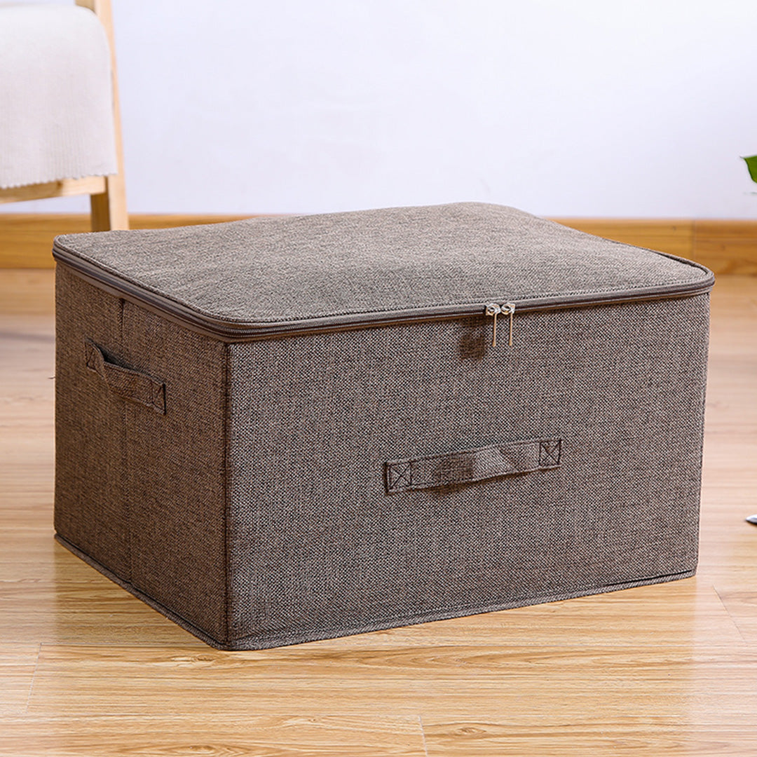 Portable Double Zipper Storage Box