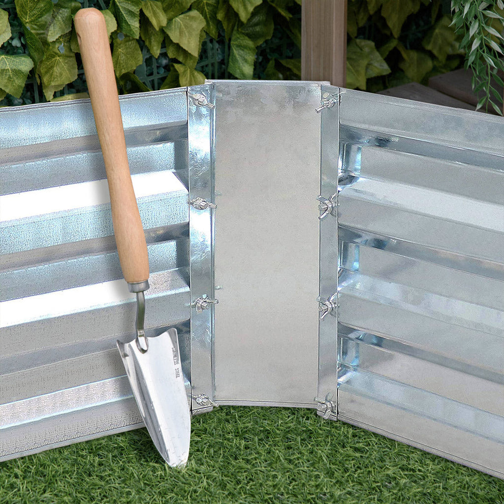Silver Raised Garden Bed