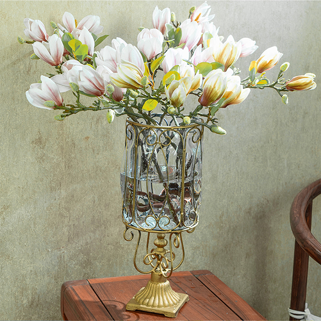 Clear Cylinder Flower Vase