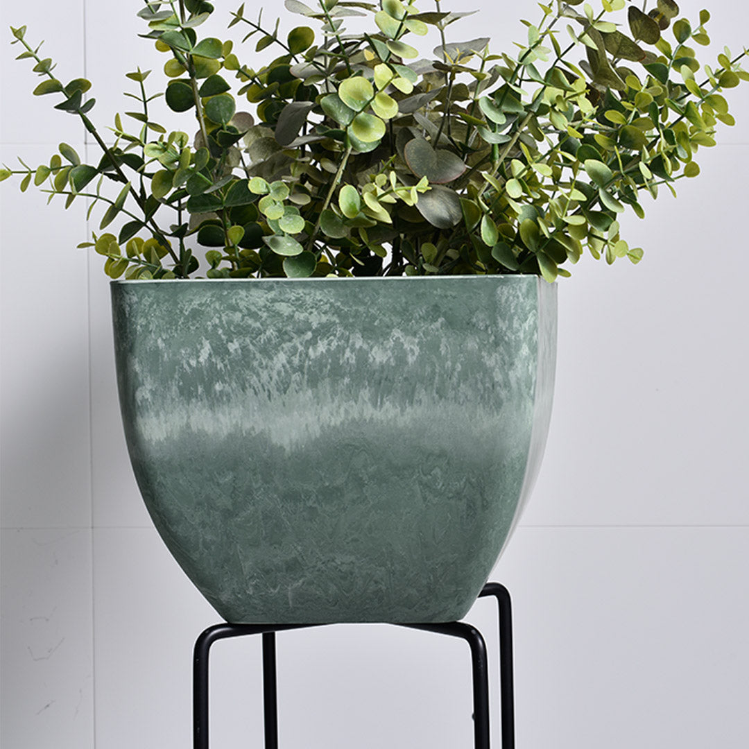 Square Cement Tapered Planter