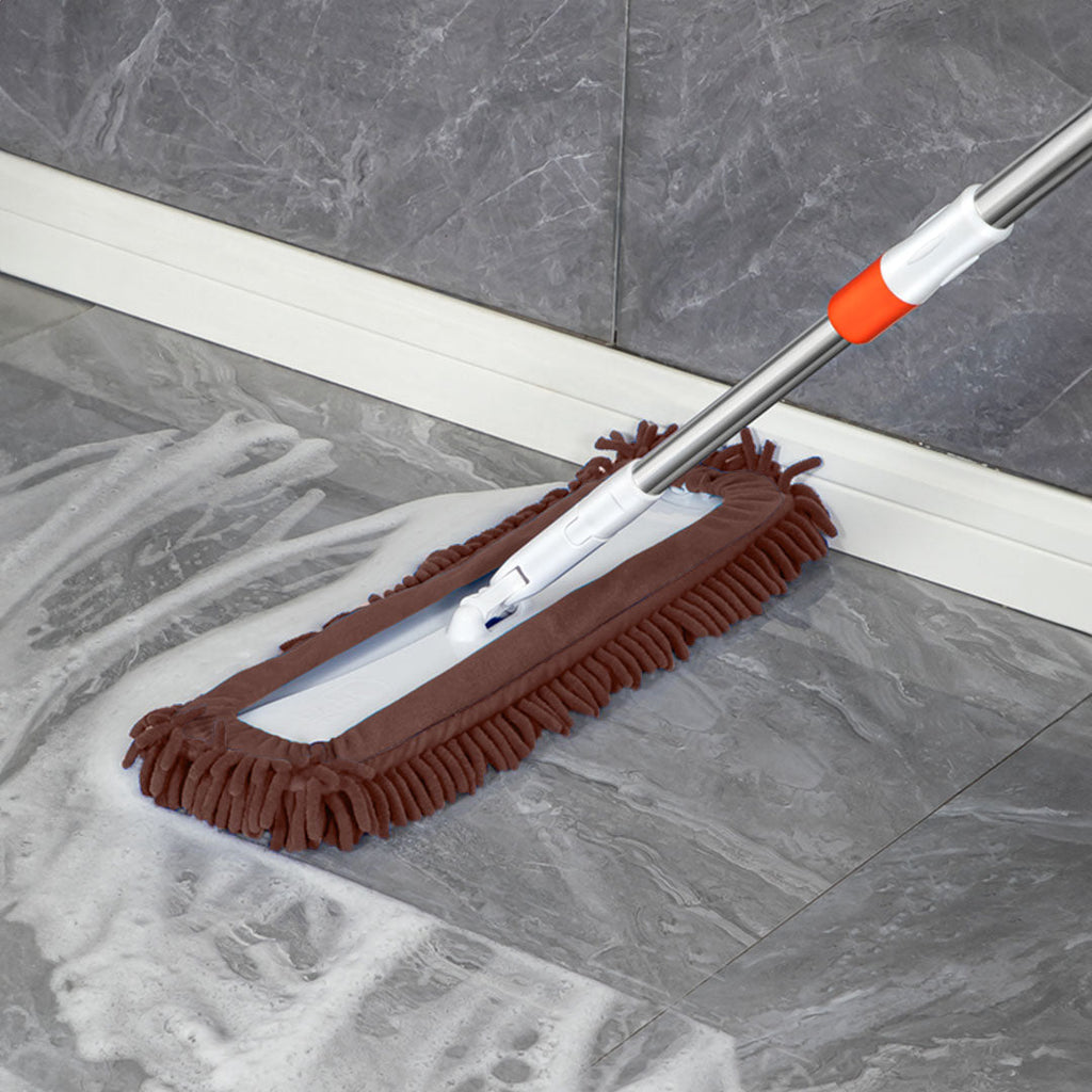 Coffee Microfiber Flat Mop (4 pcs)