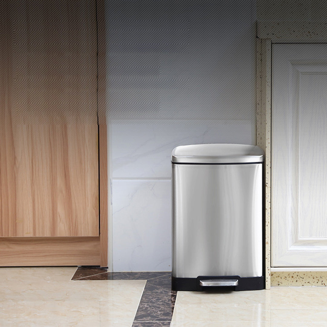 Stainless Steel Rubbish Bin 12L