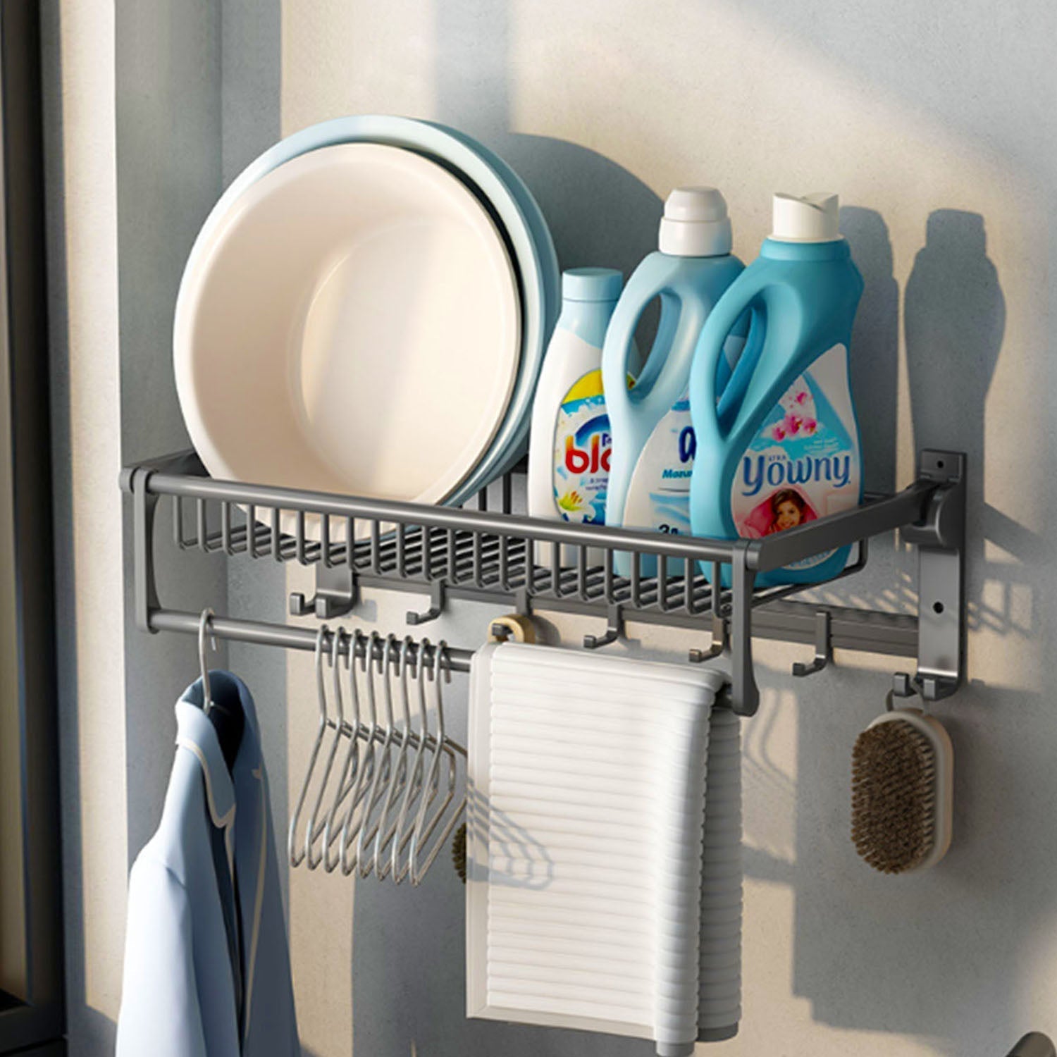 Wall-Mounted Towel Rack