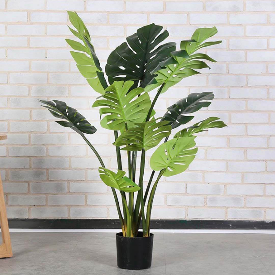 SOGA 113cm Artificial Indoor Potted Turtle Back Fake Decoration Tree Flower Pot Plant