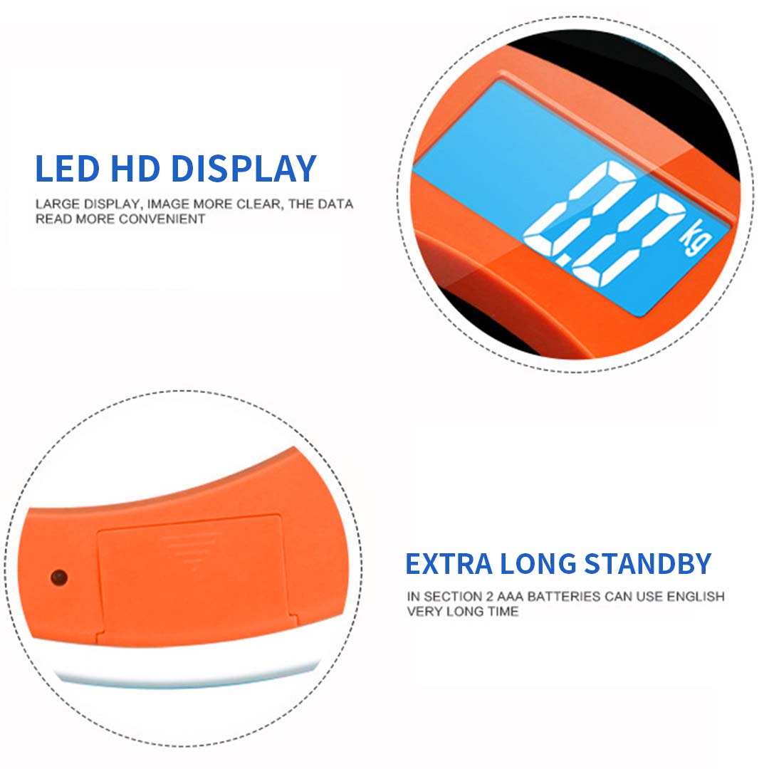 Glass LCD Electronic Scale 180kg