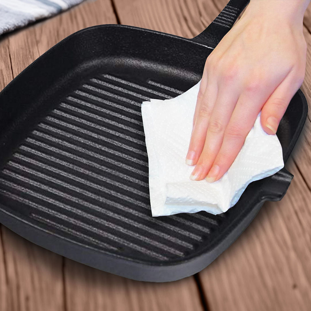 Square Ribbed Sizzle Pan