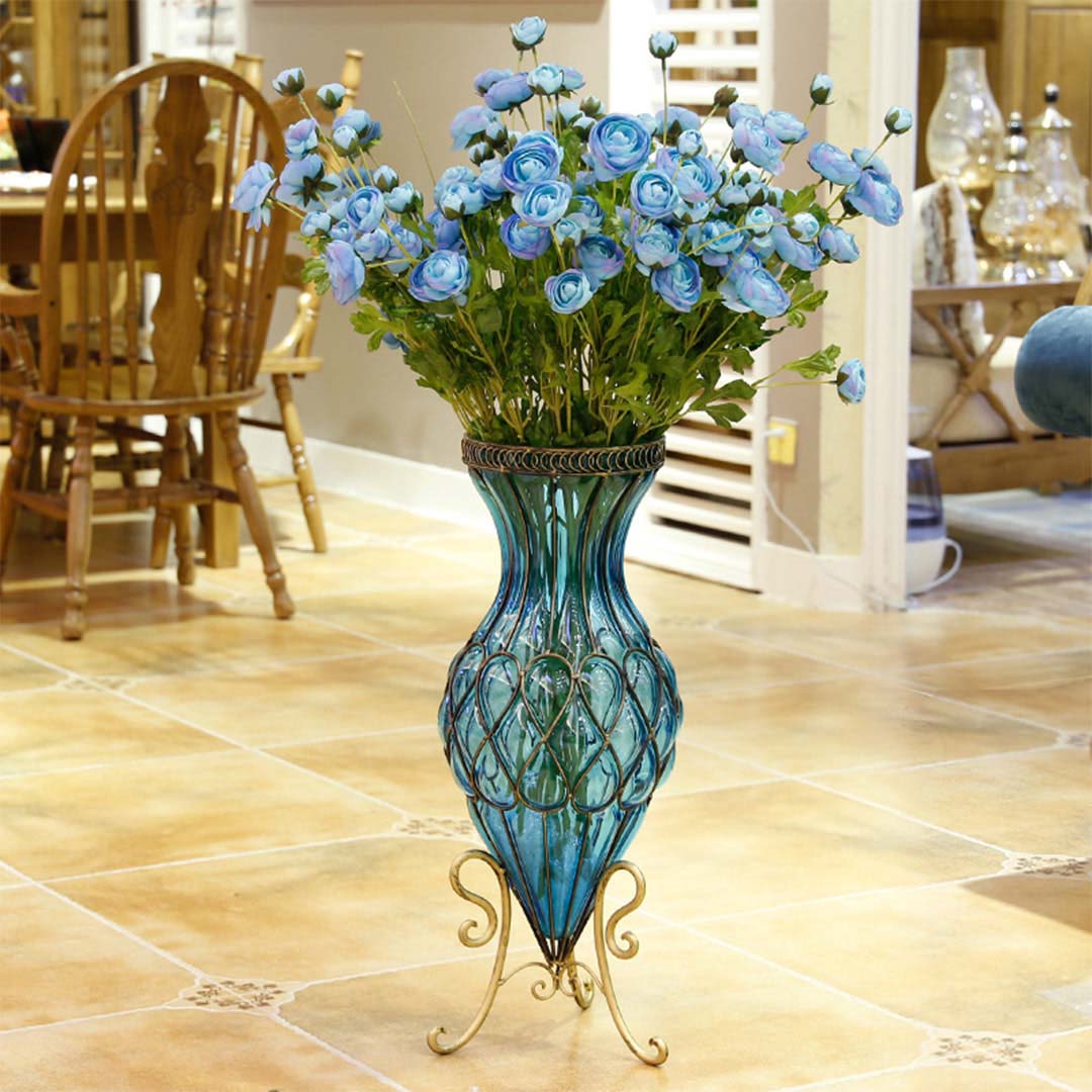 Glass Floor Vase