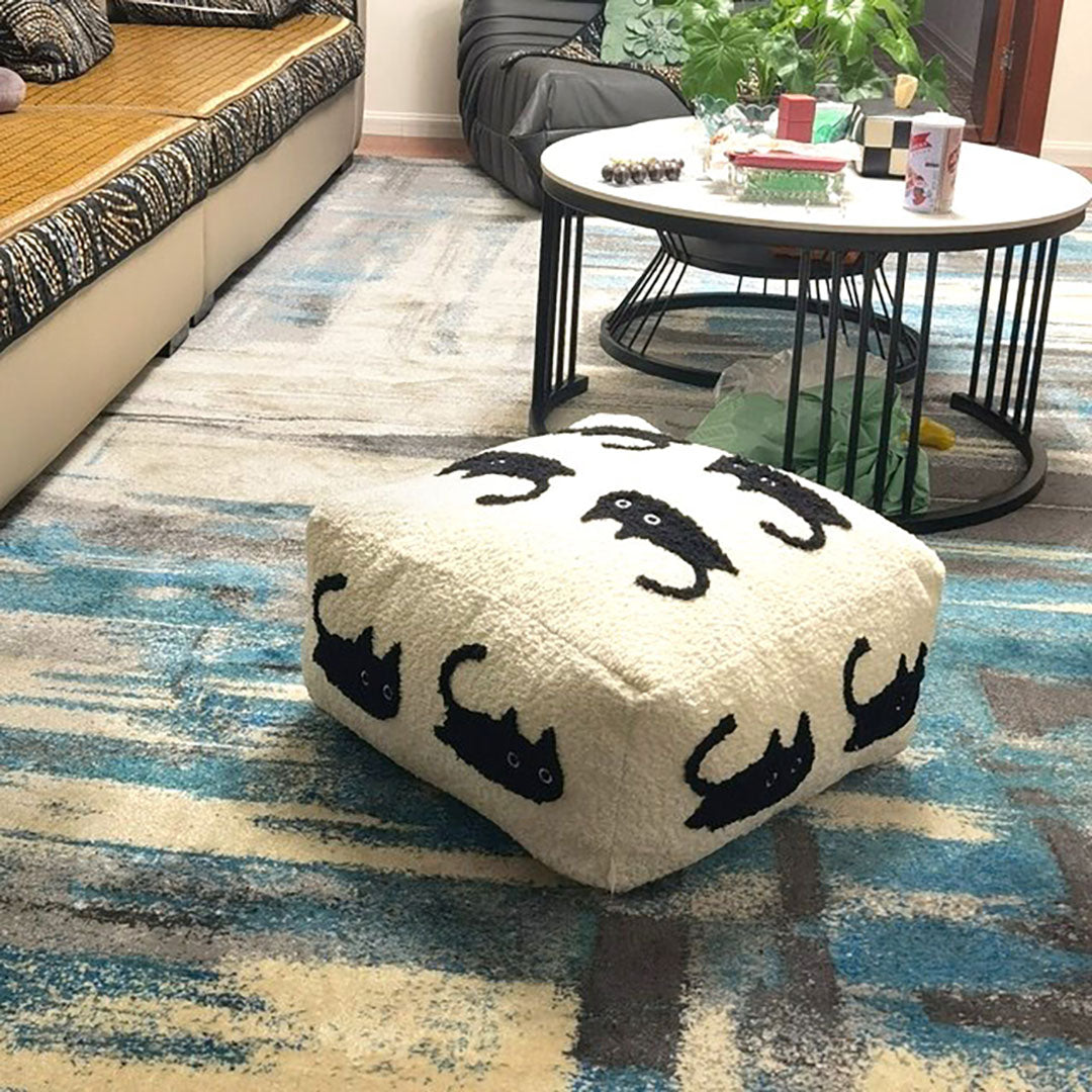 Animal Print Pouffe Cushion