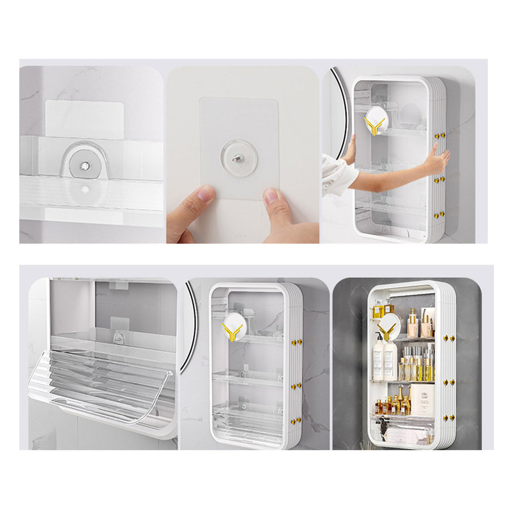 Multifunctional Cosmetic Storage Rack